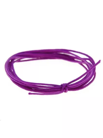 Cordon nylon tressé 0,5mm améthyste  Nylon tressé 0,5mm- 1