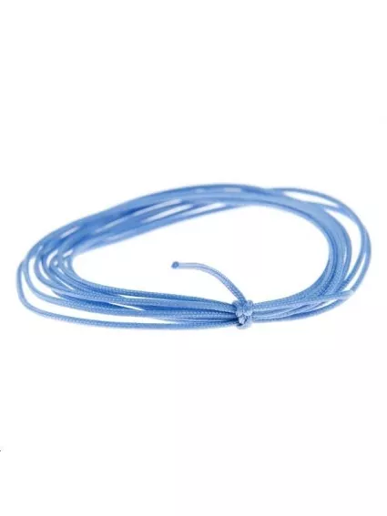 Cordon nylon tressé 0,5mm bleu  Nylon tressé 0,5mm- 1
