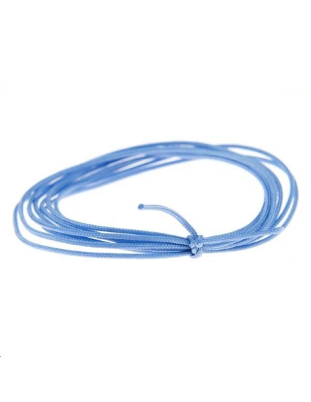Cordon nylon tressé 0,5mm bleu  Nylon tressé 0,5mm- 1 Cordon nylon tressé 0,5mm bleu  Nylon tressé 0,5mm- 1