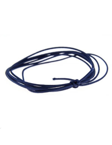 Cordon nylon tressé 0,5mm bleu foncé  Nylon tressé 0,5mm- 1 Cordon nylon tressé 0,5mm bleu foncé  Nylon tressé 0,5mm- 1