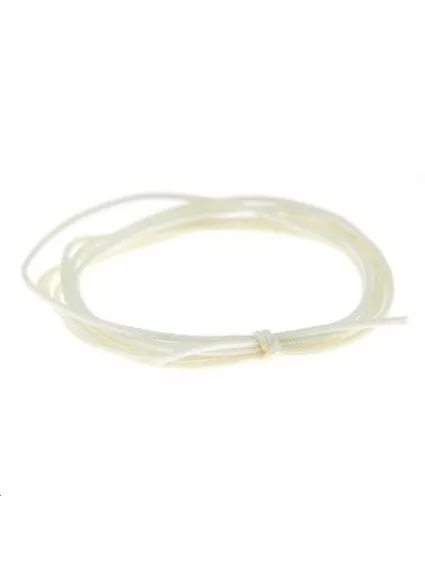 Cordon nylon tressé 0,5mm crème  Nylon tressé 0,5mm- 1