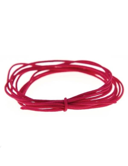 Cordon nylon tressé 0,5mm grenat  Nylon tressé 0,5mm- 1