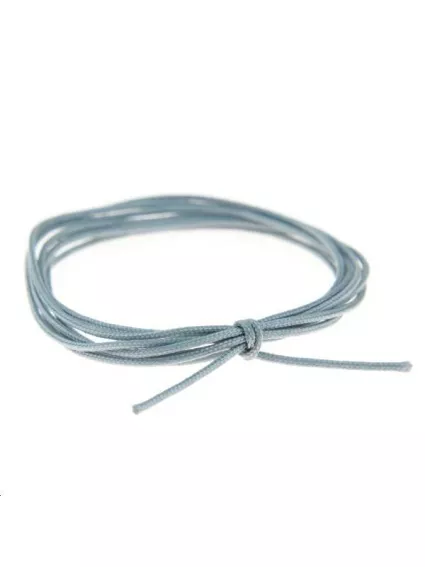 Cordon nylon tressé 0,5mm gris foncé  Nylon tressé 0,5mm- 1