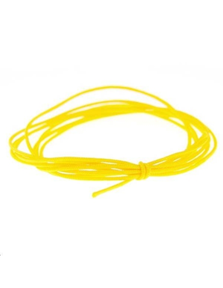 Cordon nylon tressé 0,5mm jaune clair  Nylon tressé 0,5mm- 1