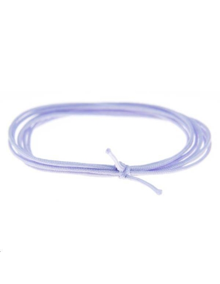 Cordon nylon tressé 0,5mm lilas  Nylon tressé 0,5mm- 1