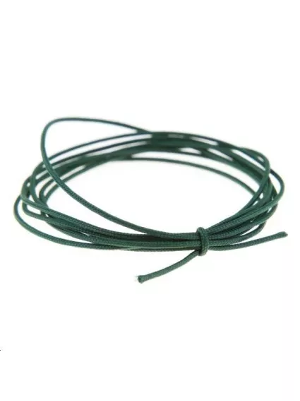 Cordon nylon tressé 0,5mm vert foncé  Nylon tressé 0,5mm- 1