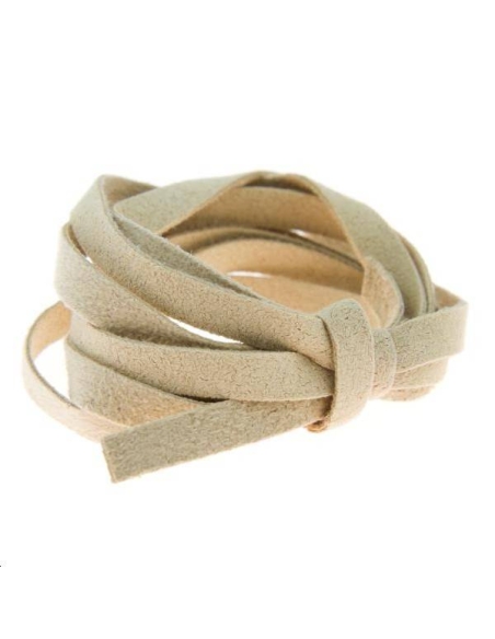 Suédine 5mm beige  Suédine 5mm- 1