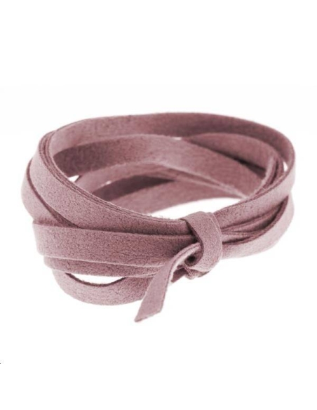 Suédine 5mm beige rosé  Suédine 5mm- 1