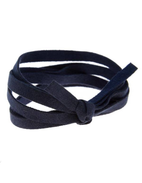 Suédine 5mm bleu marine  Suédine 5mm- 1