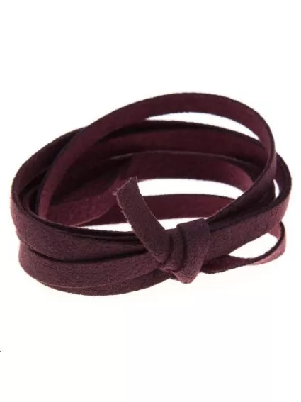 Suédine 5mm bordeaux  Suédine 5mm- 1