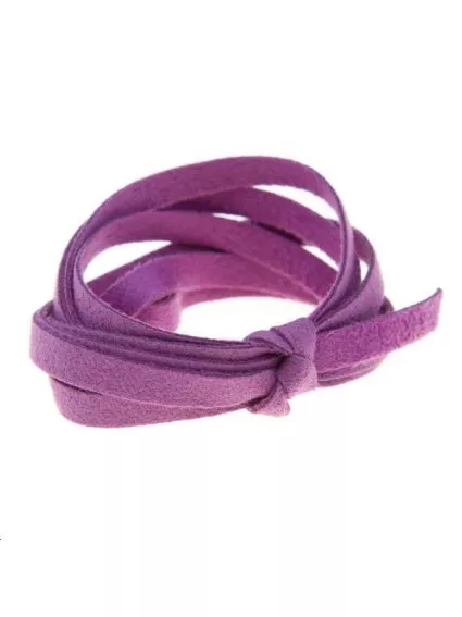 Suédine 5mm fuschia foncé  Suédine 5mm- 1