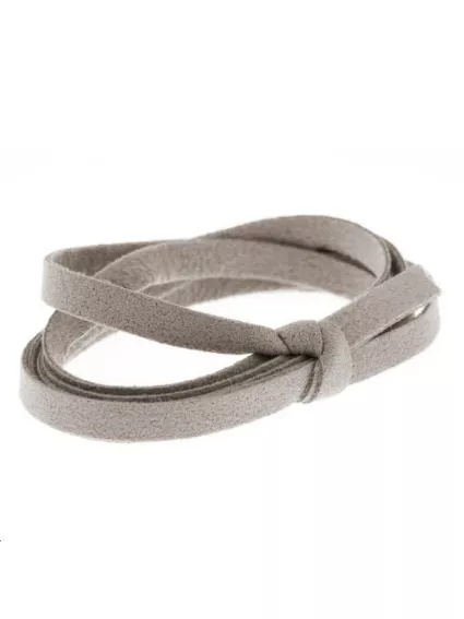 Suédine 5mm gris  Suédine 5mm- 1