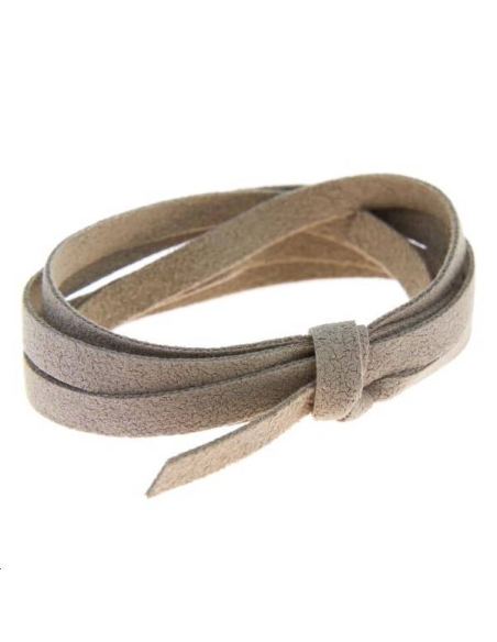 Suédine 5mm lin  Suédine 5mm- 1