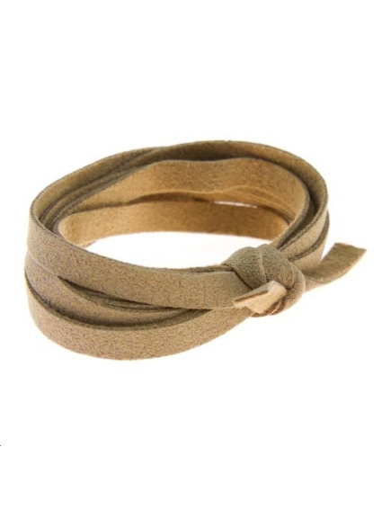 Suédine 5mm marron clair  Suédine 5mm- 1