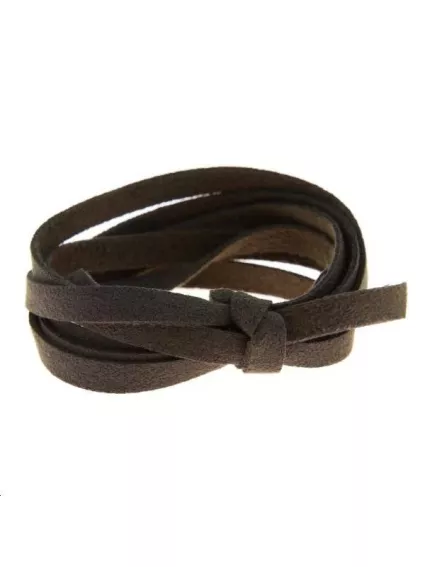 Suédine 5mm marron foncé  Suédine 5mm- 1
