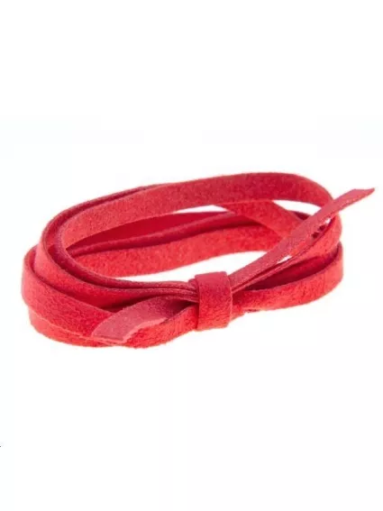 Suédine 5mm rouge  Suédine 5mm- 1