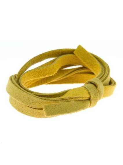 Suédine 5mm safran  Suédine 5mm- 1