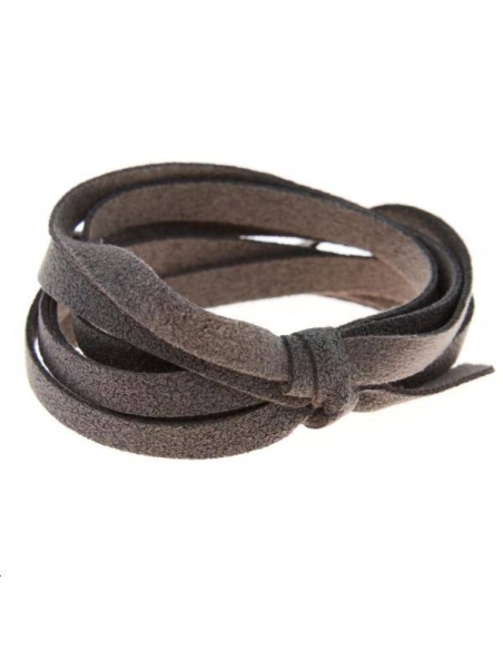 Suédine 5mm taupe  Suédine 5mm- 1