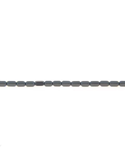 Hématite rectangle arrondi 1x3mm  Les hématites en lot- 1