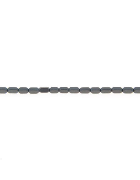 Hématite rectangle arrondi 1x3mm  Les hématites en lot- 1