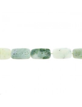 New jade (serpentine) rectangle 30x20mm Les Formes diverses en lot- 1