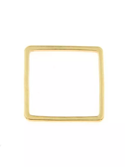Anneau carré fil carré 16x16x1mm  Anneaux- 1