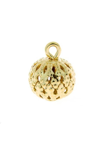 Boule filigrane 8mm doré  Filigranes- 1