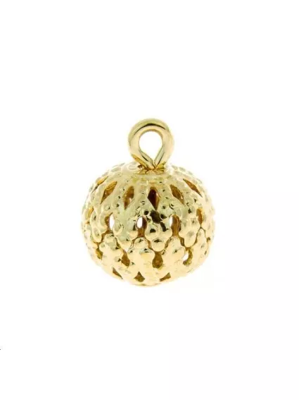 Boule filigrane 8mm doré  Filigranes- 1