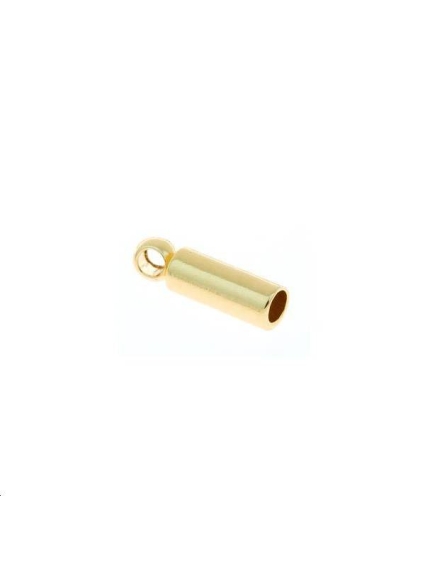 Embout avec anneau pour chaine 7x2mm  Embouts cordons & chaînes- 1