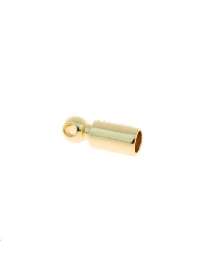 Embout cylindre 7x2,5mm  Embouts cordons & chaînes- 1
