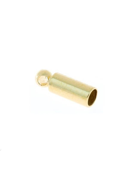 Embout cylindre 9x3mm  Embouts cordons & chaînes- 1