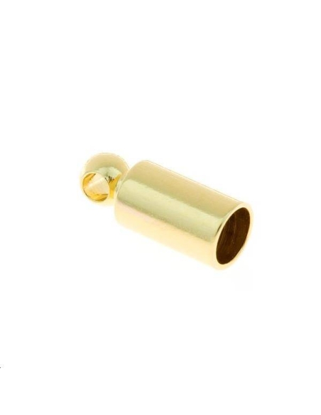 Embout cylindre anneau 10x4mm  Embouts cordons & chaînes- 1 Embout cylindre anneau 10x4mm  Embouts cordons & chaînes- 1
