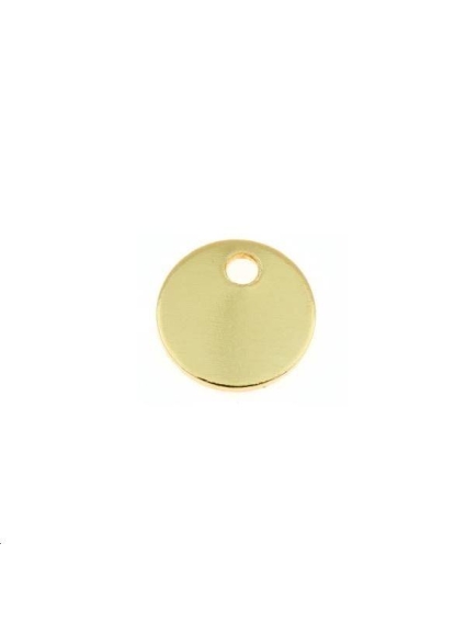 Pampille ronde 1 trou 6mm  Pampilles- 1