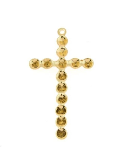 Pendentif croix à strasser  Pendentifs- 1