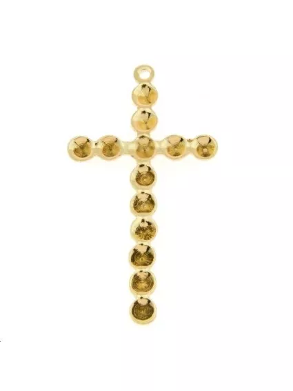 Pendentif croix à strasser  Pendentifs- 1