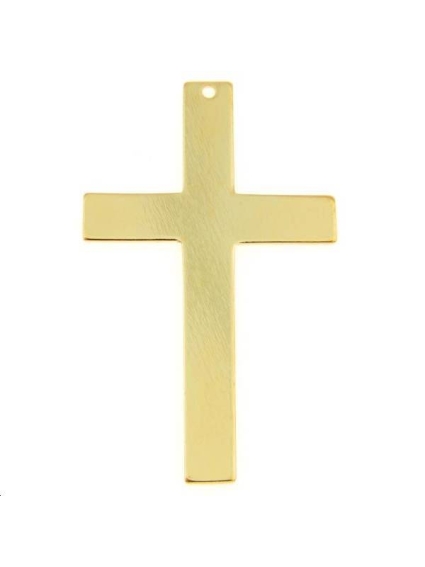 Pendentif croix pleine 40x24mm  Pendentifs- 1