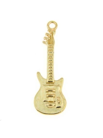 Pendentif guitare 33x9mm  Pendentifs- 1