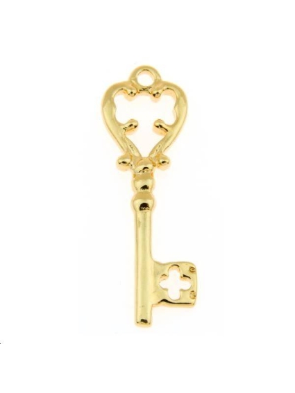 Pendentif clef 30x9mm  Pendentifs- 1