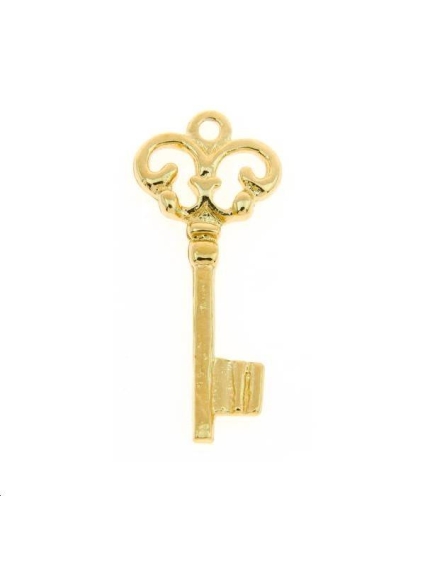Pendentif clef 22x8mm  Pendentifs- 1