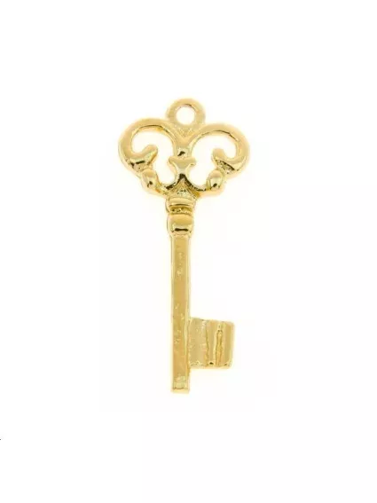 Pendentif clef 22x8mm  Pendentifs- 1