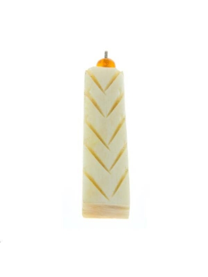 Pendentif en os 30x10mm  Matières naturelles- 1