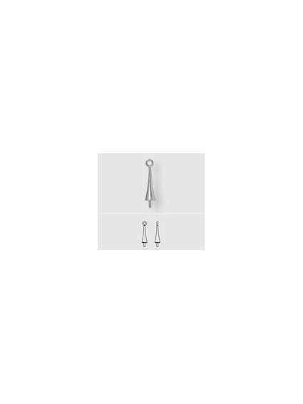 Bélière 9mm laiton brut pour 653012  Bélières Pure drop- 1