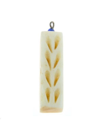 Pendentif en os 30x8mm  Matières naturelles- 1