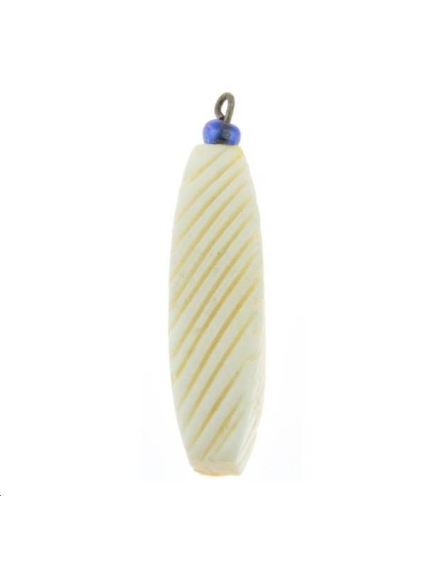 Pendentif en os 30x8mm  Matières naturelles- 1