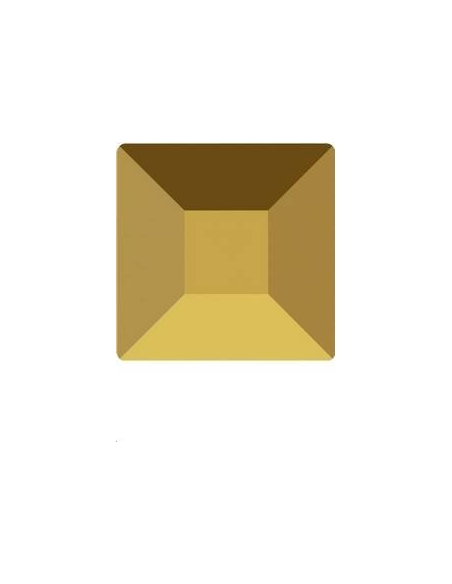 Square flat back 4mm cr dorado  Square flat back 4mm- 2 Square flat back 4mm cr dorado  Square flat back 4mm- 2