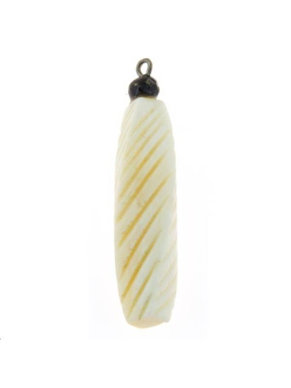 Pendentif en os 30x8mm  Matières naturelles- 1
