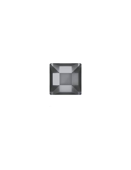 Square flat back 6mm cr silver nigh  Square flat back 6mm- 1