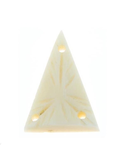 Intercalaire triangle en os  Matières naturelles- 1