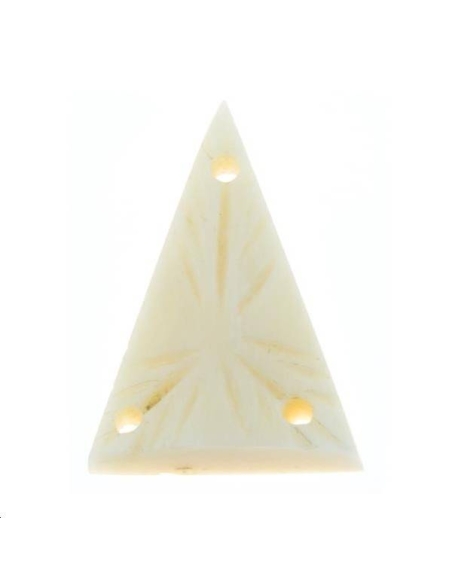 Intercalaire triangle en os  Matières naturelles- 1 Intercalaire triangle en os  Matières naturelles- 1