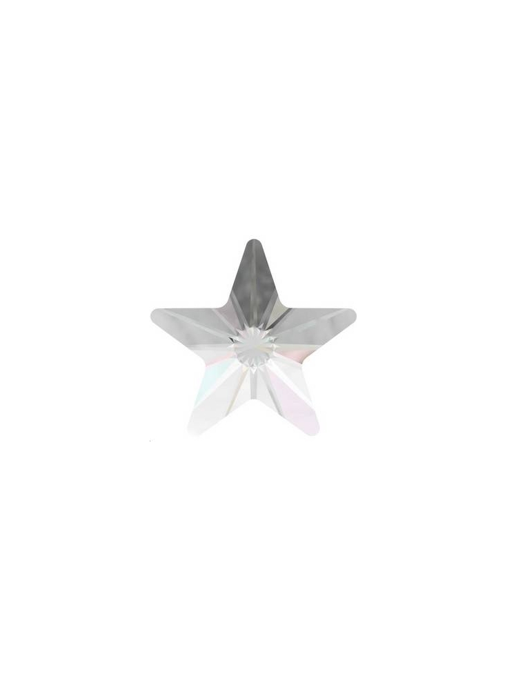 Rivoli star flat back 5mm crystalAB  Rivoli star flat back- 2